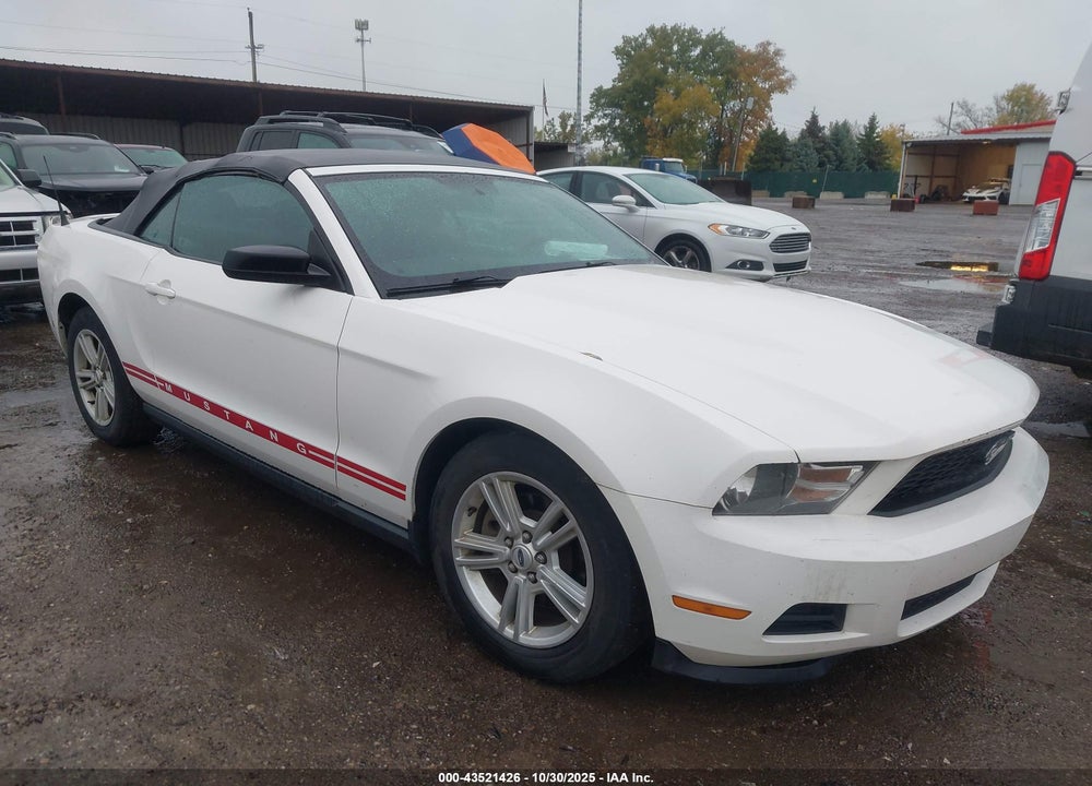2012 FORD MUSTANG V6 VIN: 1ZVBP8EMXC5210575