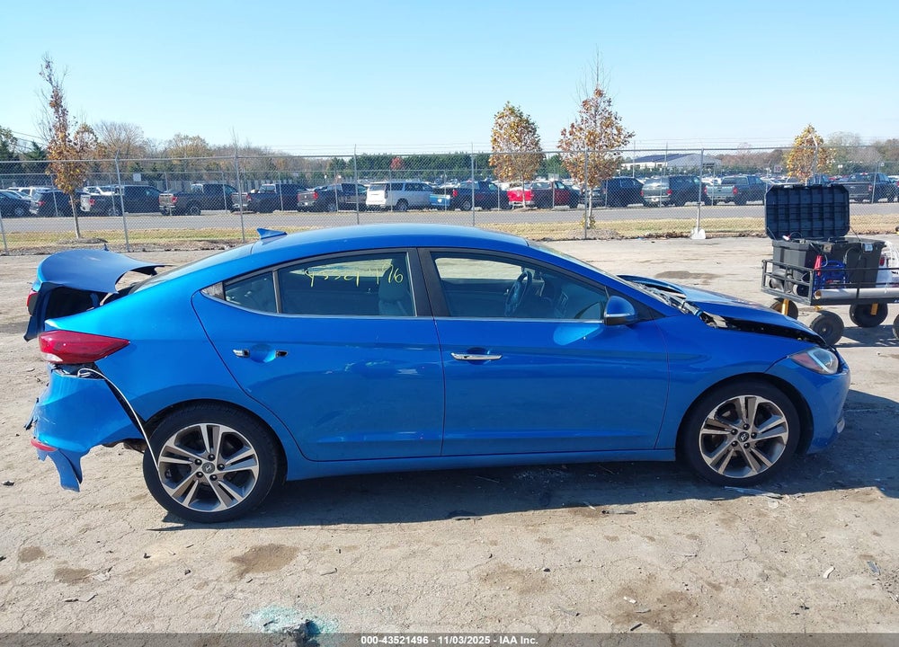 2017 HYUNDAI ELANTRA LIMITED VIN: 5NPD84LF6HH011438
