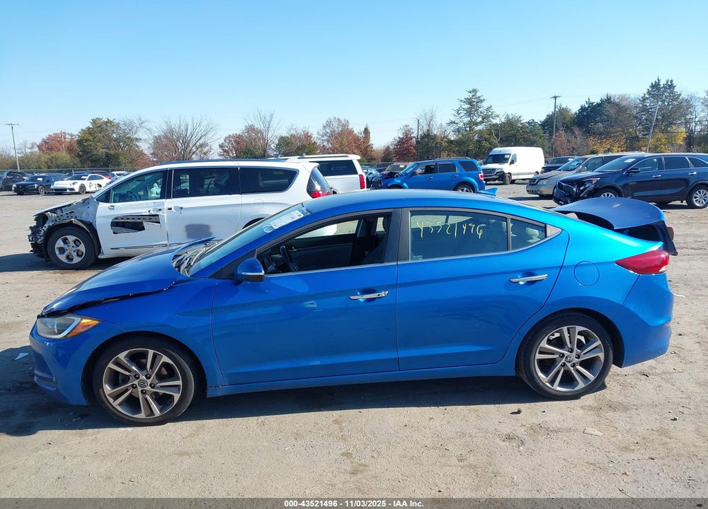 2017 HYUNDAI ELANTRA LIMITED VIN: 5NPD84LF6HH011438