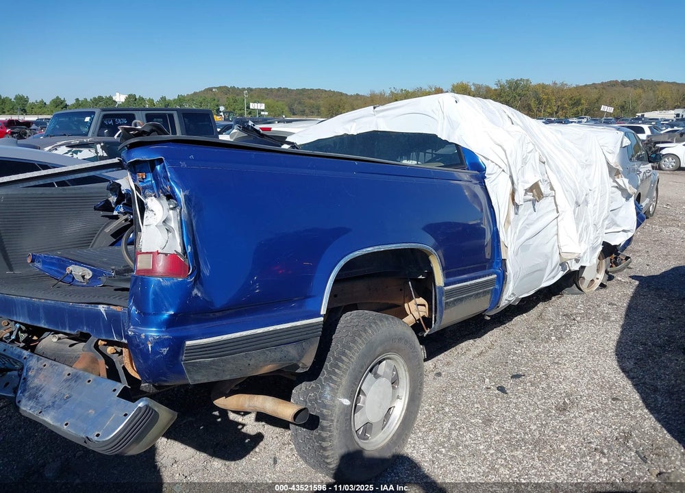1997 CHEVROLET C1500 FLEETSIDE VIN: 2GCEC19W8V1134339