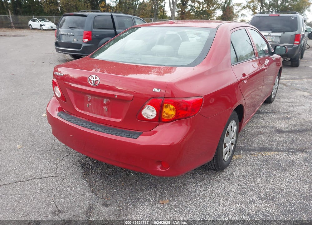 2009 TOYOTA COROLLA VIN: JTDBL40E39J014758