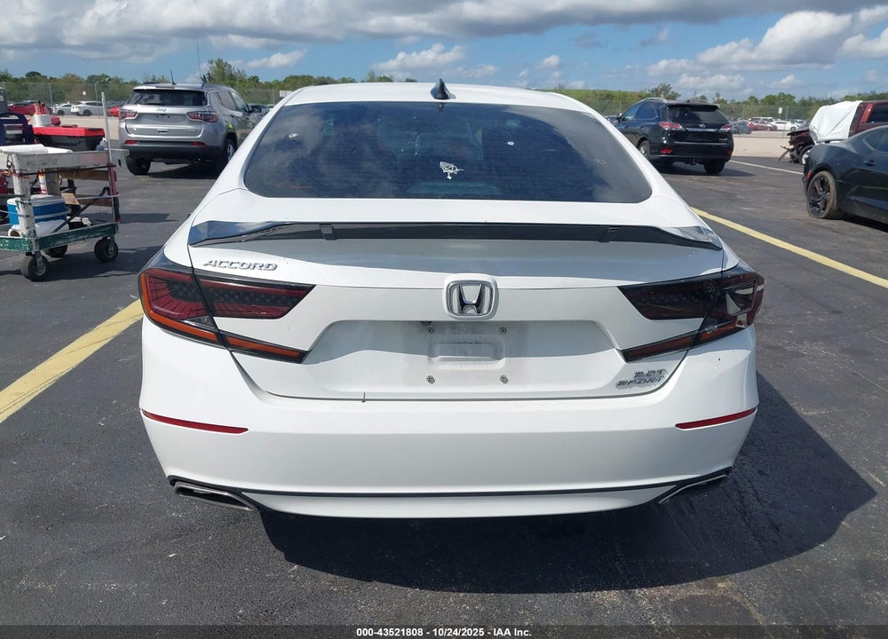 2021 HONDA ACCORD SPORT 2.0T VIN: 1HGCV2F31MA009920