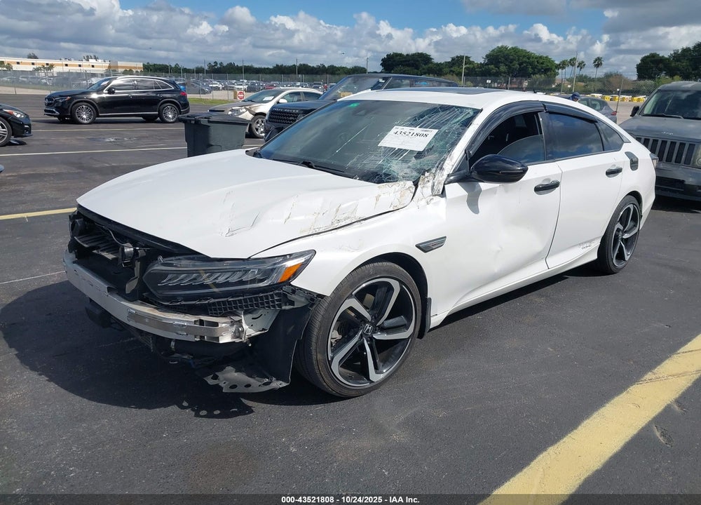 2021 HONDA ACCORD SPORT 2.0T VIN: 1HGCV2F31MA009920
