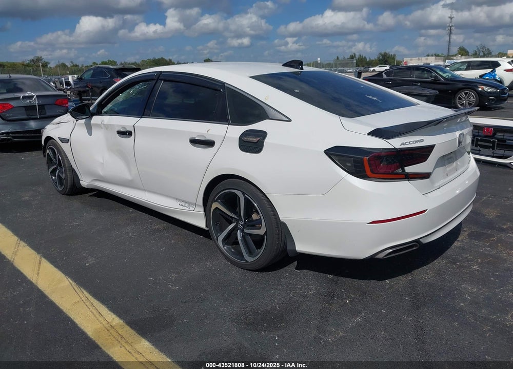 2021 HONDA ACCORD SPORT 2.0T VIN: 1HGCV2F31MA009920