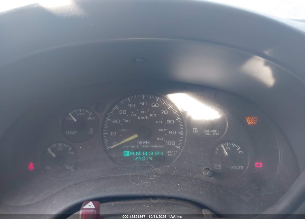 1999 CHEVROLET S-10 VIN: 1GCCS19X1X8188973