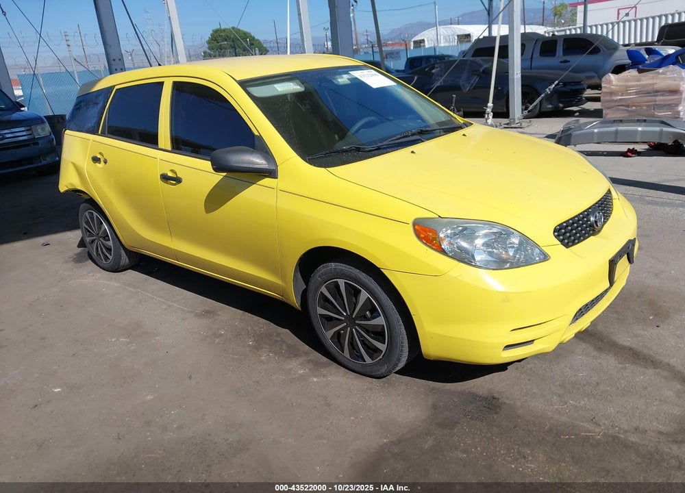 2004 TOYOTA MATRIX STANDARD VIN: 2T1KR38E64C197140