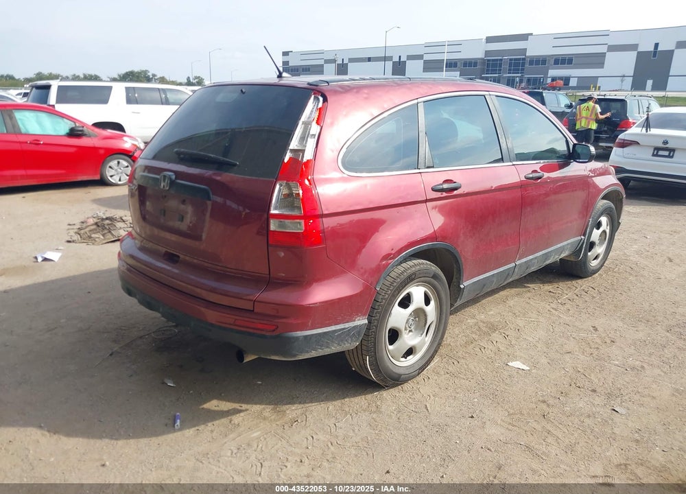 2010 HONDA CR-V LX VIN: 3CZRE3H30AG704120