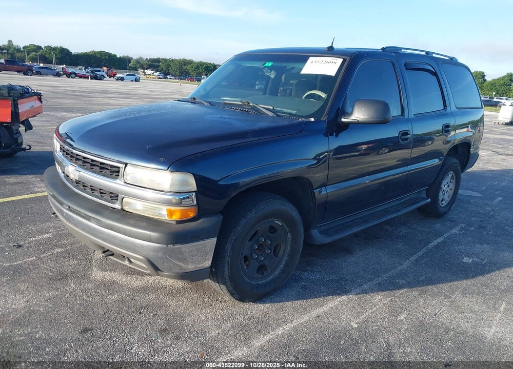 2005 CHEVROLET TAHOE LS VIN: 1GNEK13T05J184313