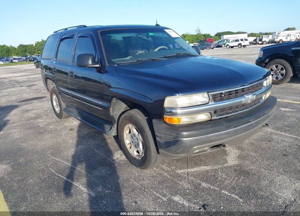 2005 CHEVROLET TAHOE LS VIN: 1GNEK13T05J184313