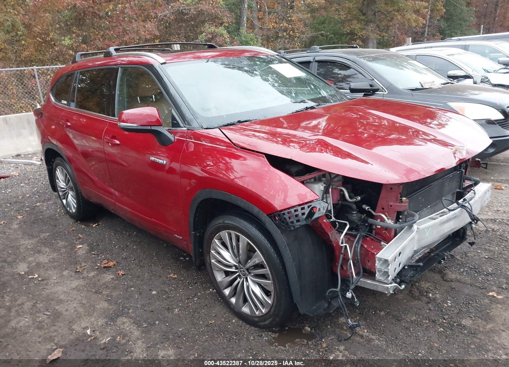2021 TOYOTA HIGHLANDER HYBRID PLATINUM VIN: 5TDEBRCH0MS026302