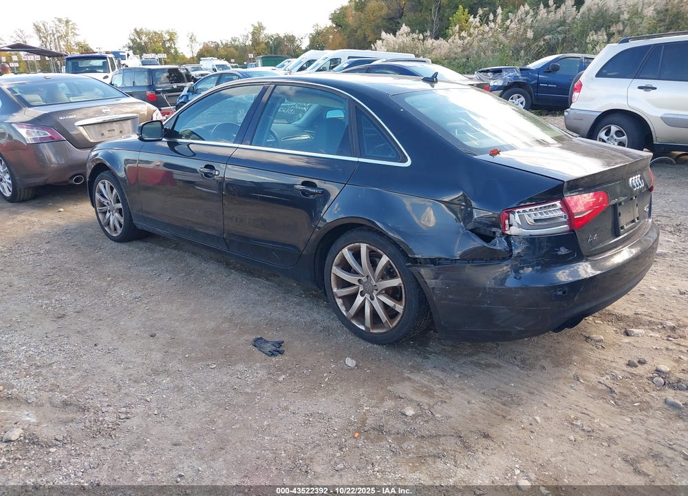 2013 AUDI A4 VIN: WAUFFAFL9DN028966