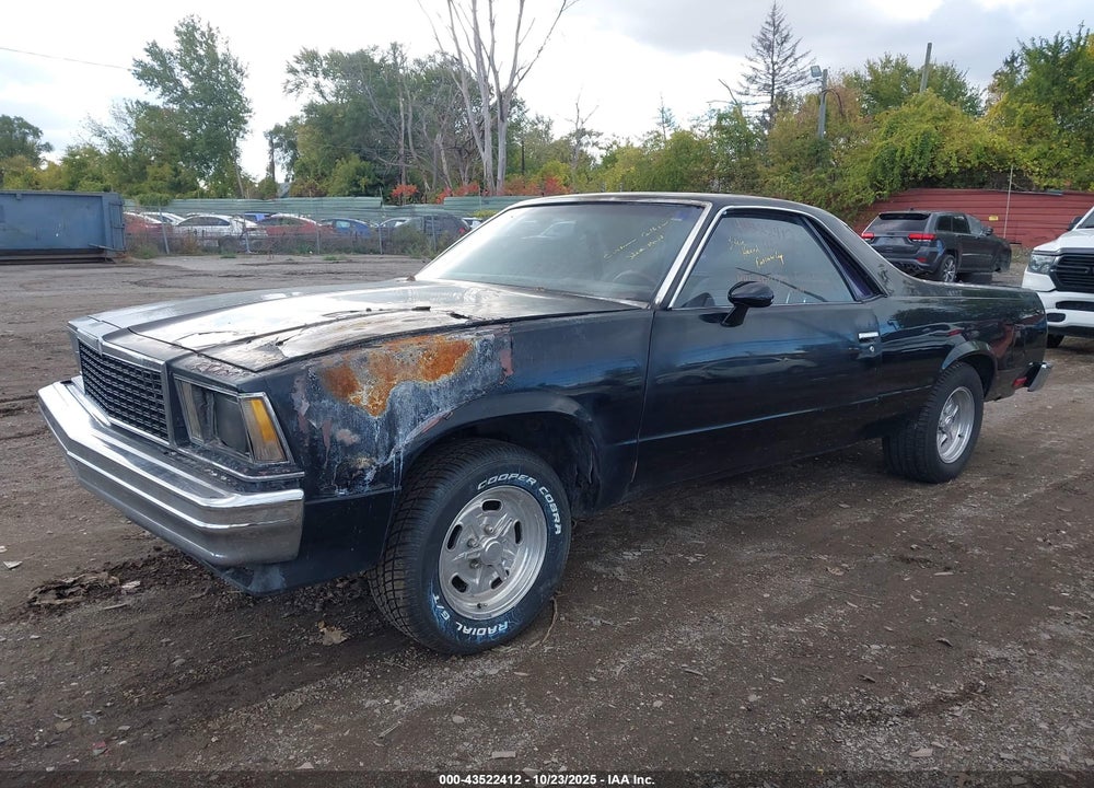1978 CHEVROLET EL CAMINO VIN: 1W80U8Z457992
