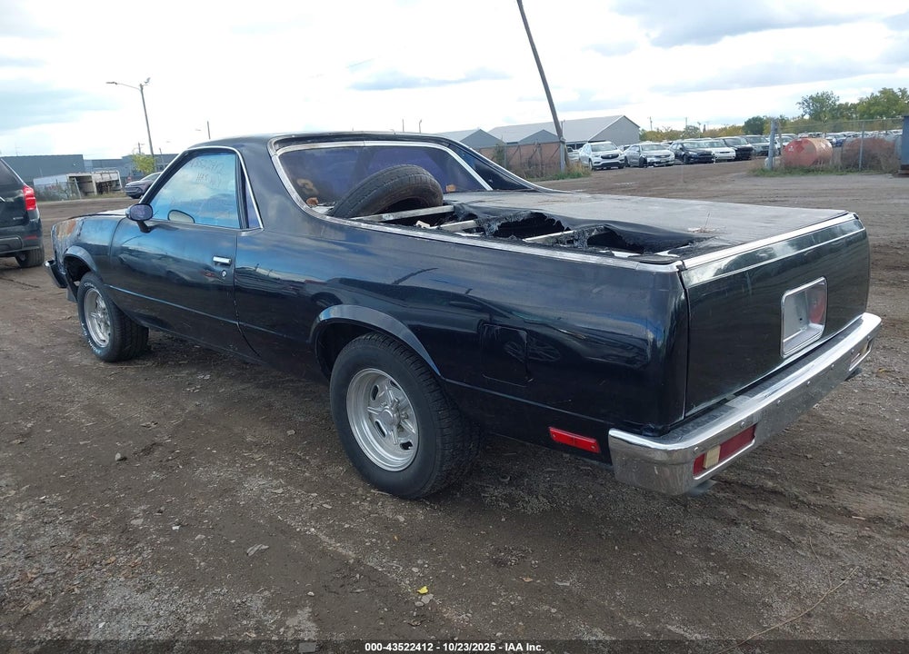 1978 CHEVROLET EL CAMINO VIN: 1W80U8Z457992