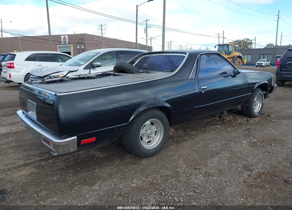1978 CHEVROLET EL CAMINO VIN: 1W80U8Z457992
