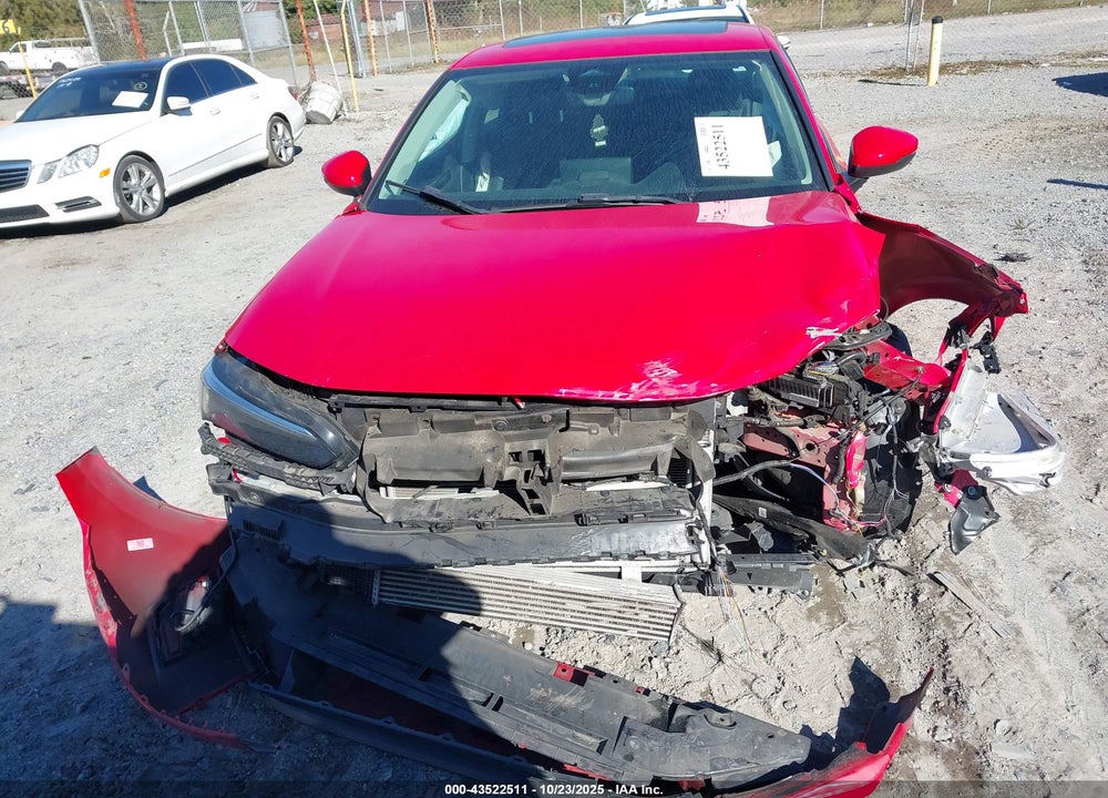 2022 HONDA CIVIC TOURING VIN: 2HGFE1F95NH303495
