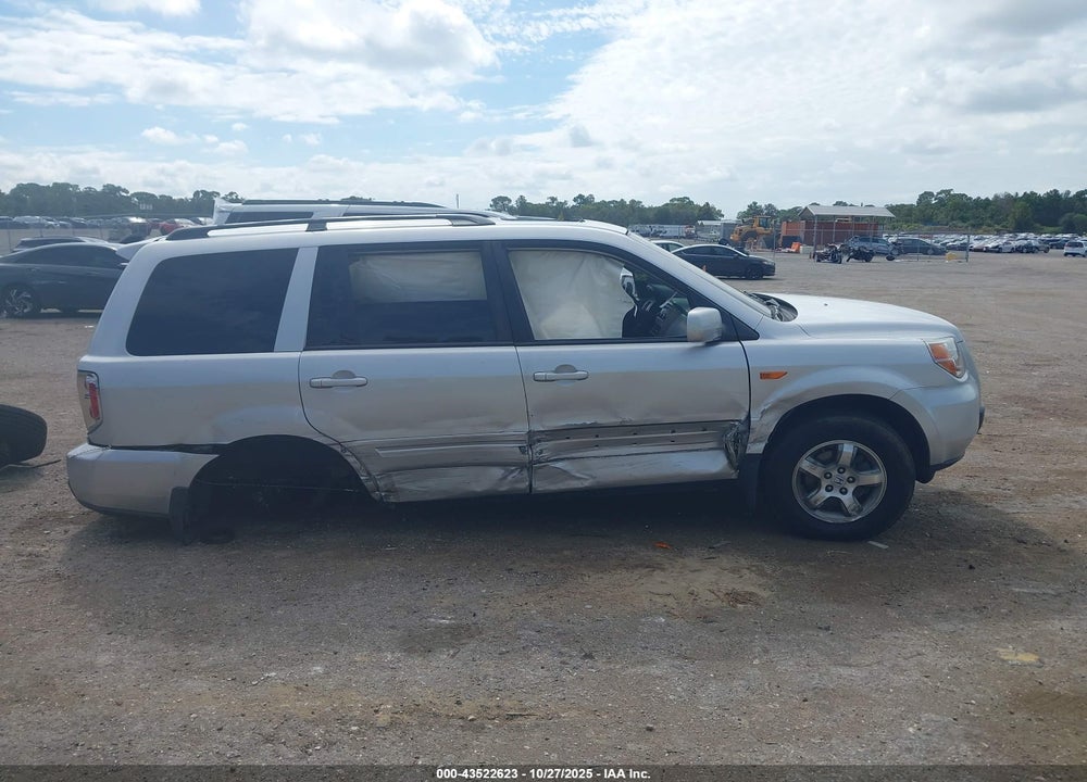 2007 HONDA PILOT EX-L VIN: 5FNYF28587B046863