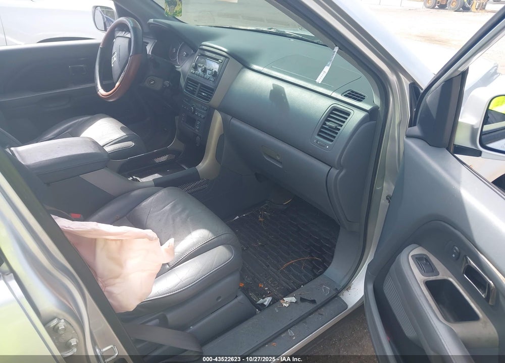 2007 HONDA PILOT EX-L VIN: 5FNYF28587B046863