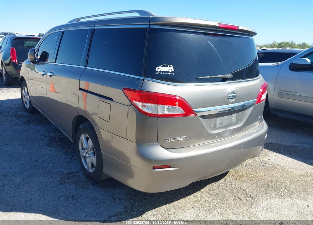 2015 NISSAN QUEST VIN: JN8AE2KP8F9121301