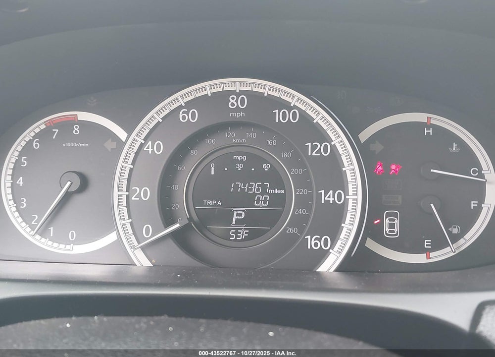 2013 HONDA ACCORD LX VIN: 1HGCR2F31DA032411