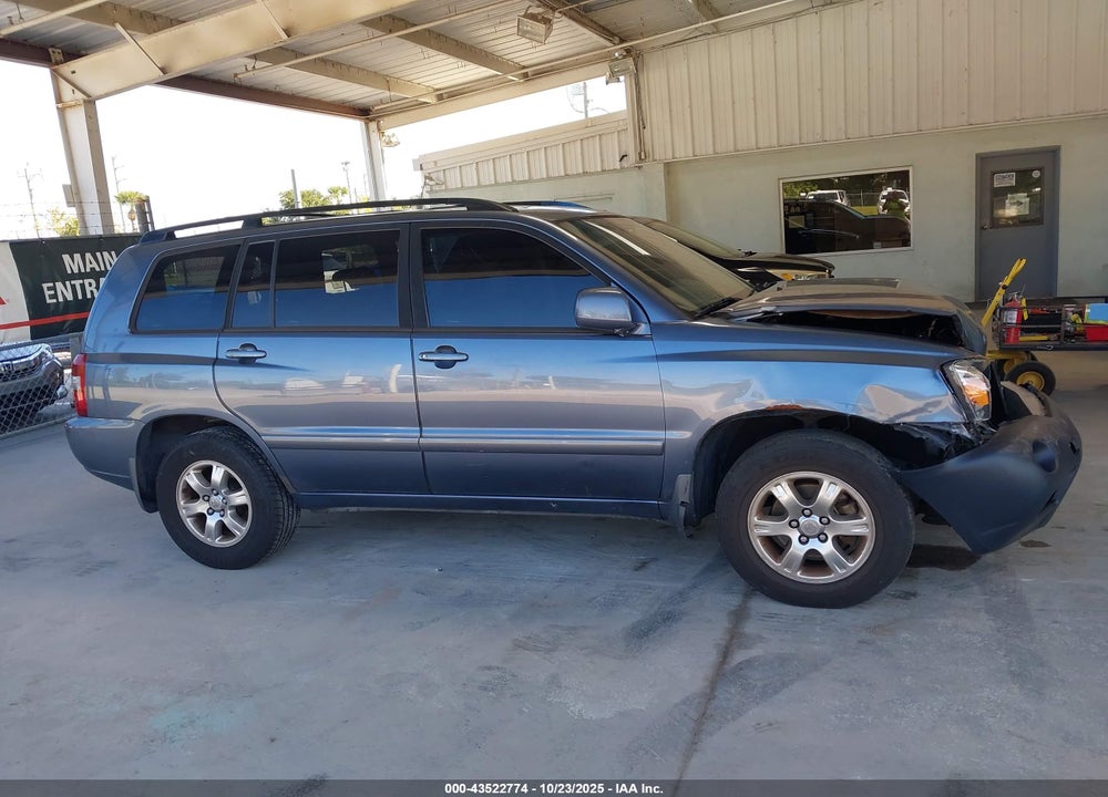 2006 TOYOTA HIGHLANDER VIN: JTEGP21A860114992