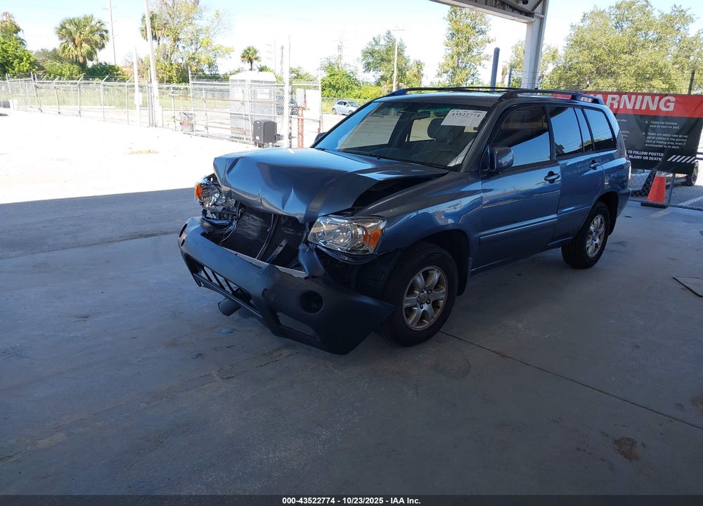 2006 TOYOTA HIGHLANDER VIN: JTEGP21A860114992