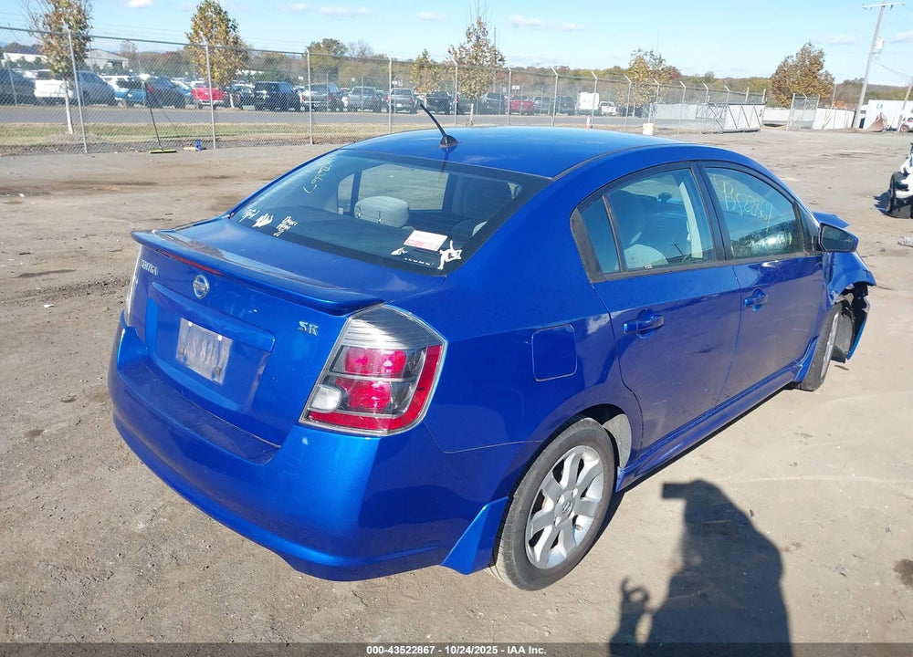 2010 NISSAN SENTRA 2.0SR VIN: 3N1AB6AP5AL659681