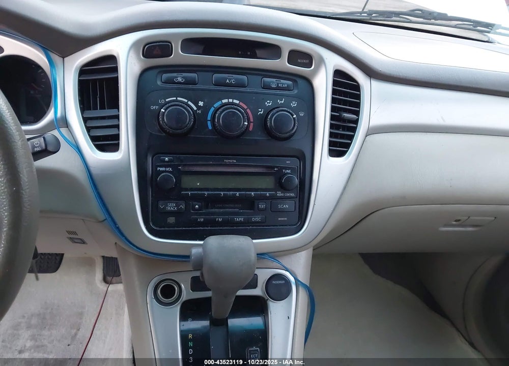 2004 TOYOTA HIGHLANDER V6 VIN: JTEDP21A040019861