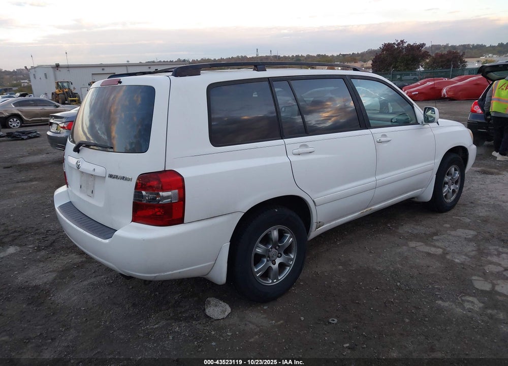 2004 TOYOTA HIGHLANDER V6 VIN: JTEDP21A040019861
