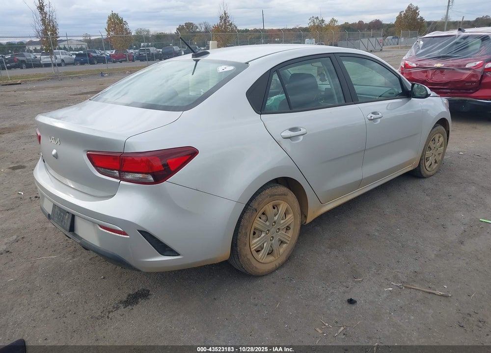 2022 KIA RIO LX VIN: 3KPA24AD4NE473521