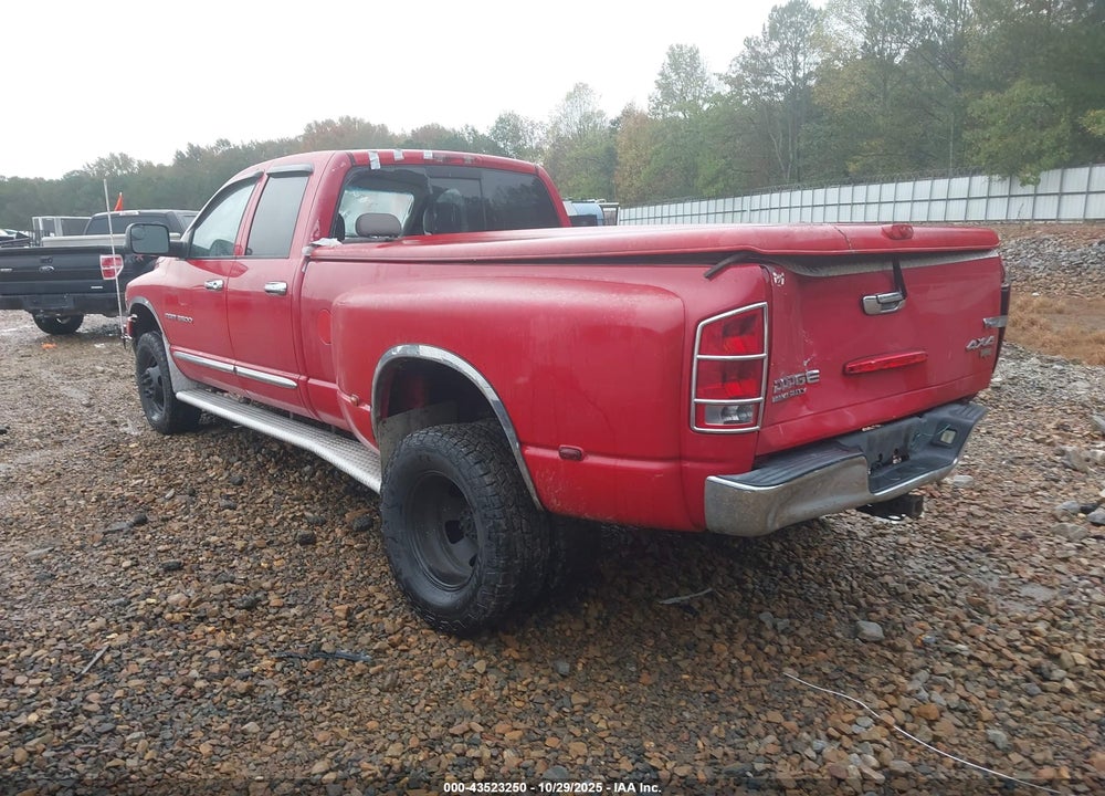 2004 DODGE RAM 3500 SLT/LARAMIE VIN: 3D7MU48C34G262422