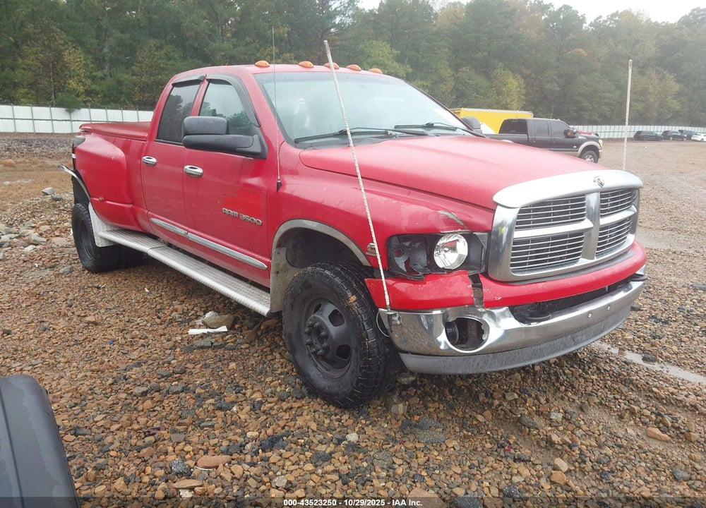 2004 DODGE RAM 3500 SLT/LARAMIE VIN: 3D7MU48C34G262422