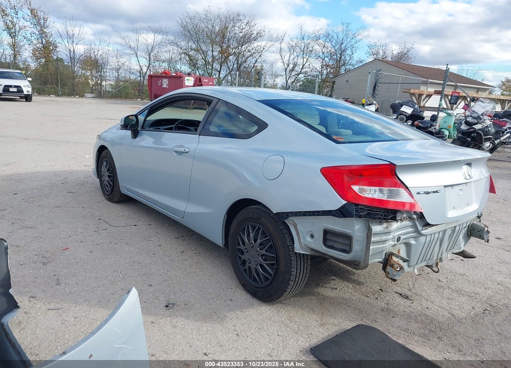 2012 HONDA CIVIC LX VIN: 2HGFG3B50CH511385