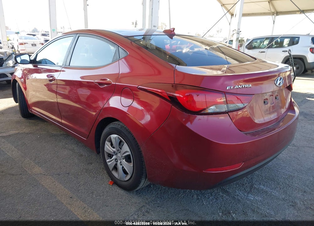 2016 HYUNDAI ELANTRA SE VIN: 5NPDH4AE5GH778920