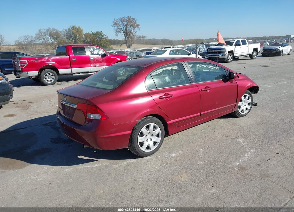 2011 HONDA CIVIC LX VIN: 2HGFA1F54BH528429