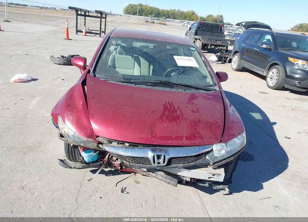 2011 HONDA CIVIC LX VIN: 2HGFA1F54BH528429