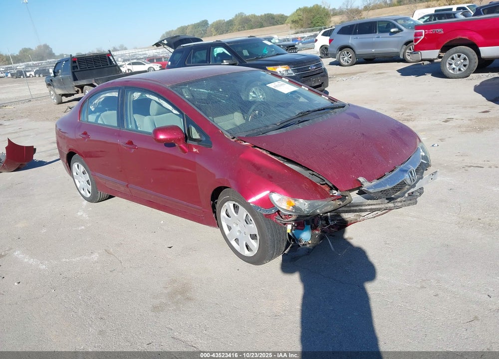 2011 HONDA CIVIC LX VIN: 2HGFA1F54BH528429
