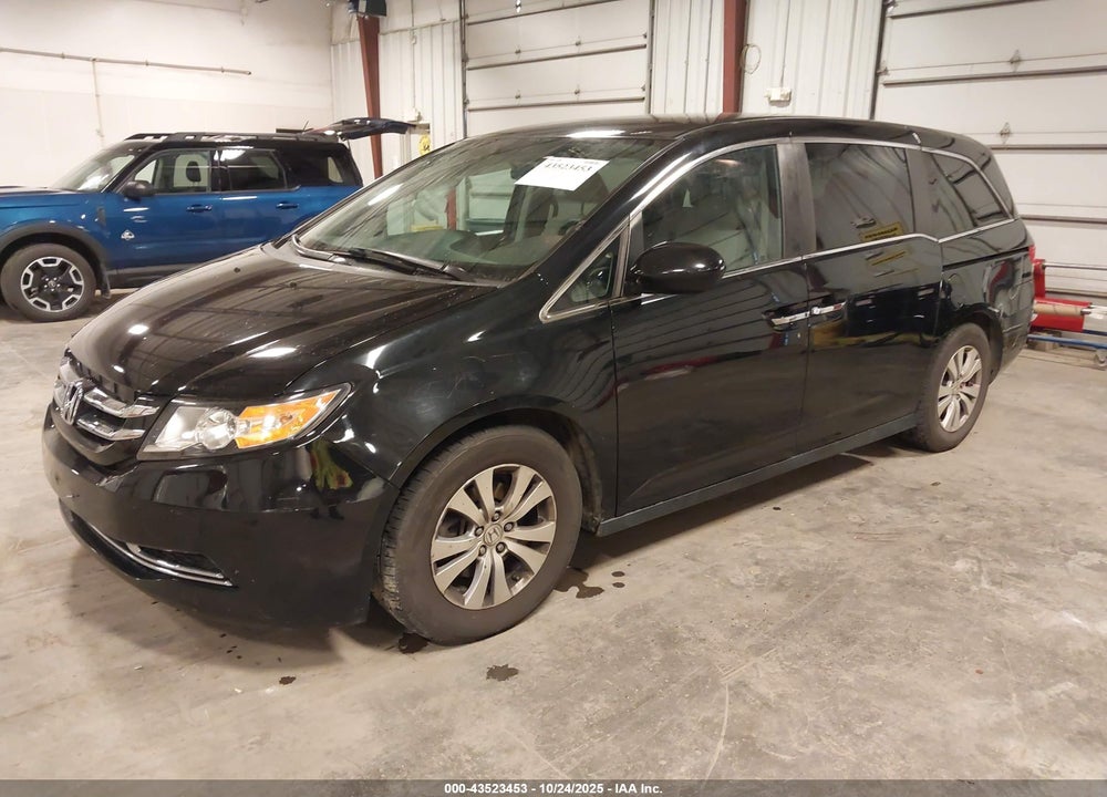 2016 HONDA ODYSSEY SE VIN: 5FNRL5H38GB166627