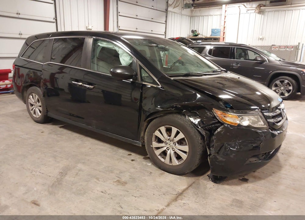 2016 HONDA ODYSSEY SE VIN: 5FNRL5H38GB166627