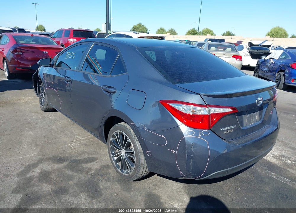 2016 TOYOTA COROLLA S PLUS VIN: 5YFBURHE3GP553999