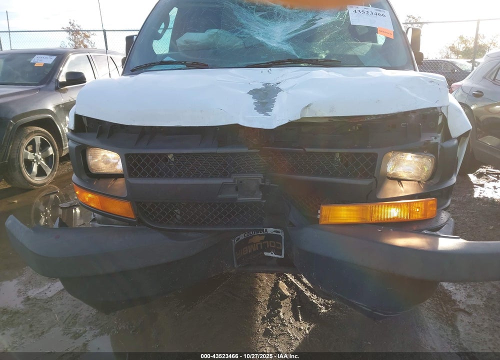 2016 CHEVROLET EXPRESS 2500 WORK VAN VIN: 1GCWGAFF4G1180224