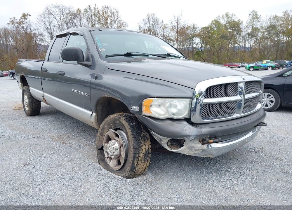 2003 DODGE RAM 2500 VIN: 3D7KU28DX3G822634