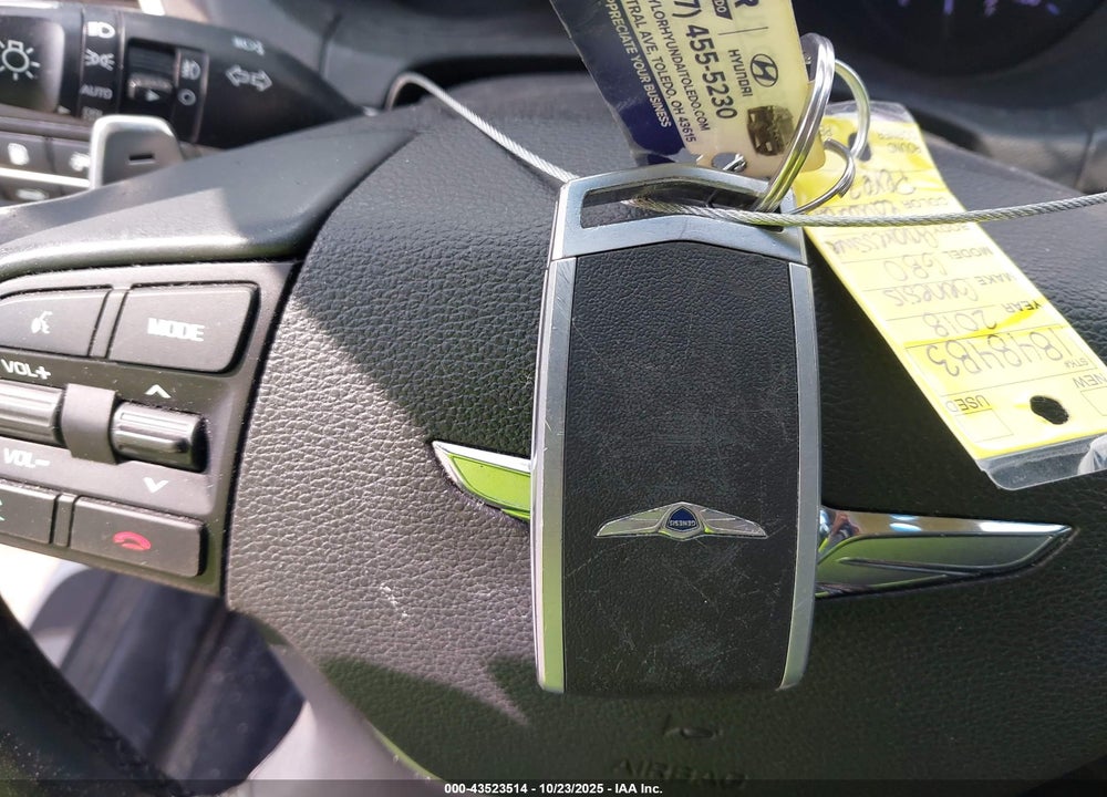 2018 HYUNDAI GENESIS VIN: KMHGN4JF5JU235090
