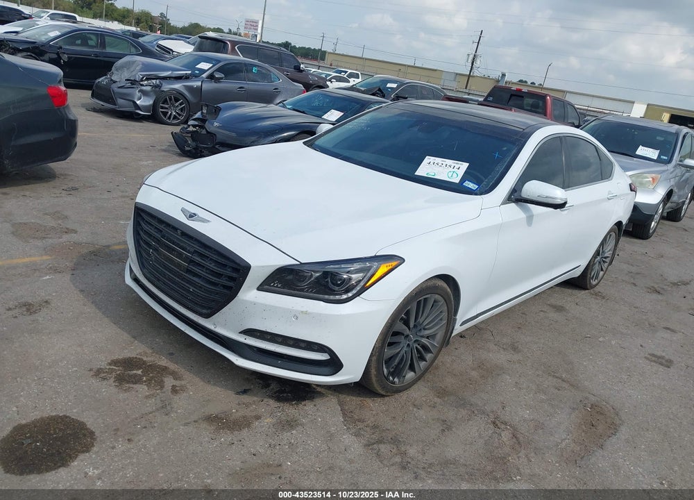 2018 HYUNDAI GENESIS VIN: KMHGN4JF5JU235090