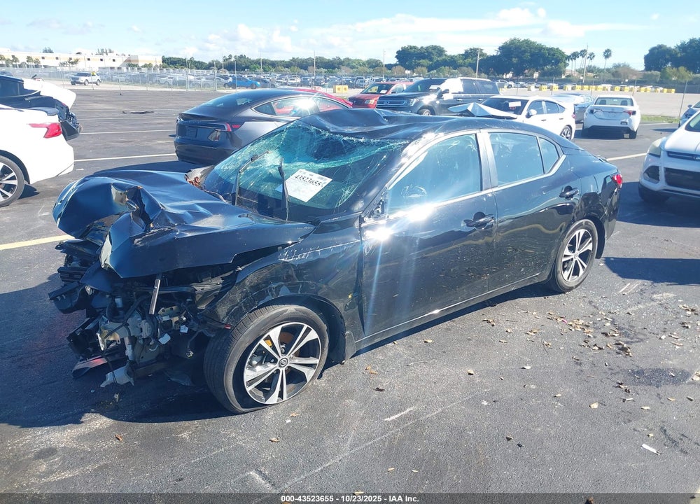 2022 NISSAN SENTRA SV XTRONIC CVT VIN: 3N1AB8CV8NY293747