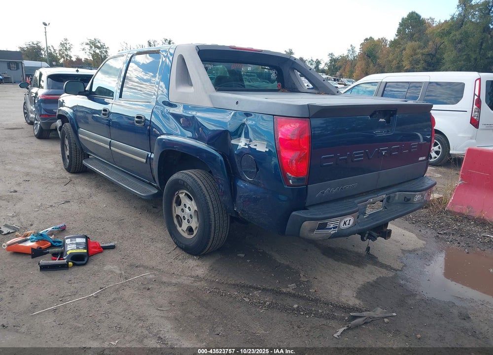 2005 CHEVROLET AVALANCHE 1500 LS VIN: 3GNEK12Z65G172951