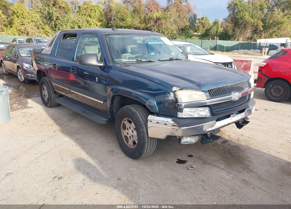 2005 CHEVROLET AVALANCHE 1500 LS VIN: 3GNEK12Z65G172951