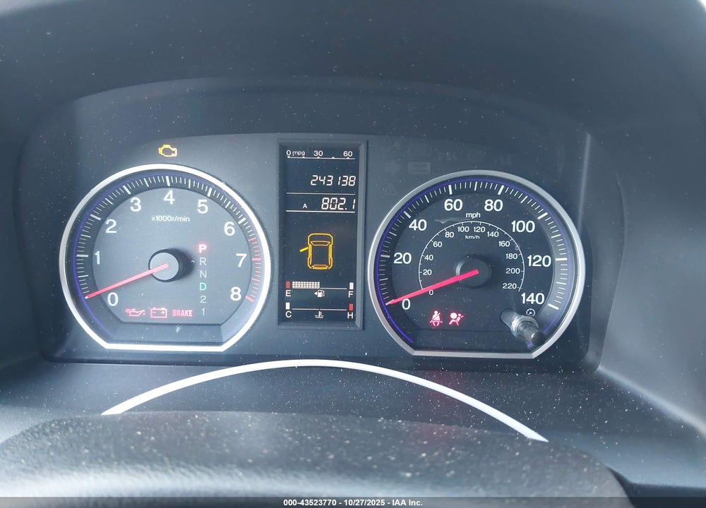 2008 HONDA CR-V LX VIN: 5J6RE38318L010856