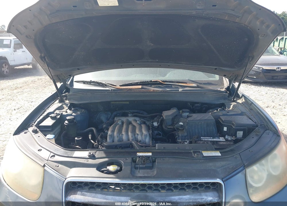 2007 HYUNDAI SANTA FE GLS VIN: 5NMSG13DX7H055218