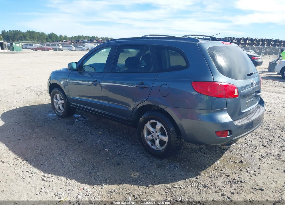 2007 HYUNDAI SANTA FE GLS VIN: 5NMSG13DX7H055218