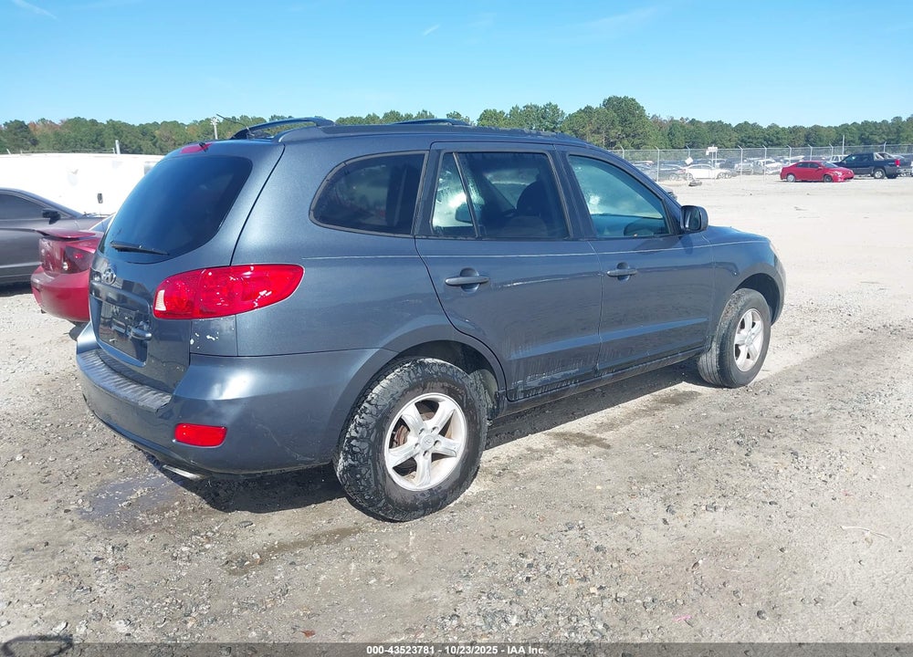 2007 HYUNDAI SANTA FE GLS VIN: 5NMSG13DX7H055218